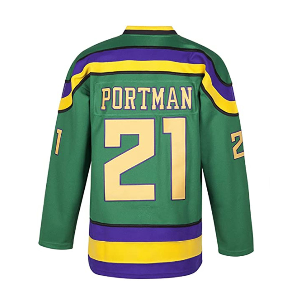 Men's Anaheim Ducks Dean Portman #21 Green Breakaway Jersey